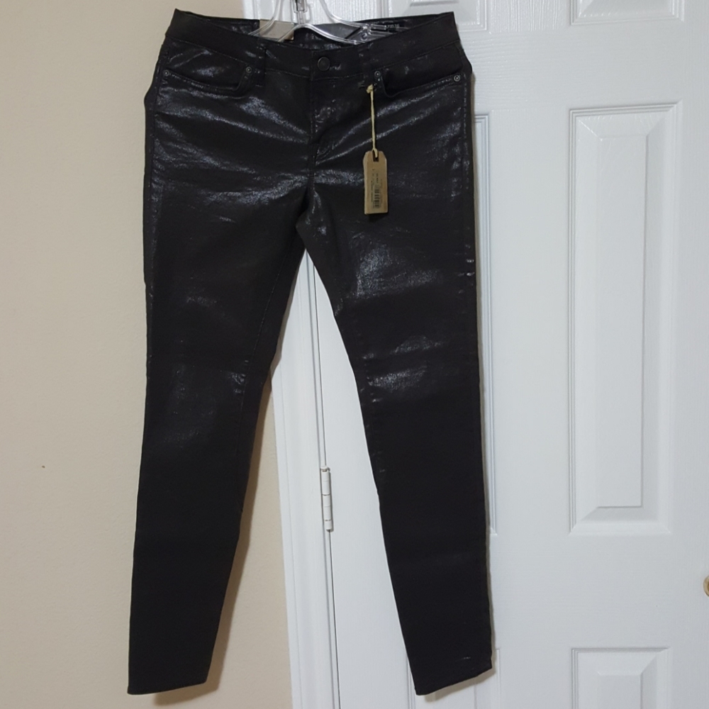 Allsaints Petrel Brodie Waxed Coated Jeans